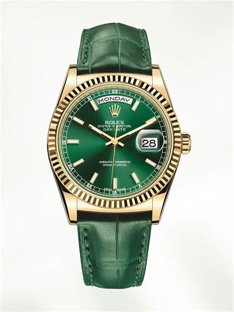 reloj rolex esfera verde|Reloj Rolex Day.